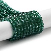 Electroplate Transparent Glass Beads Strands LS-EGLA-A035-T4mm-A18-1