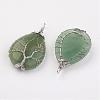 Natural & Synthetic Mixed Stone Big Pendants G-G956-A-FF-3