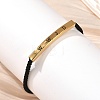 Word WWJD Polyester Cord Slider Bracelets BJEW-P384-01G-3