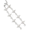 Star Alloy Link Chain Bracelet Making AJEW-JB01628-3