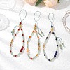 Natural Lapis Lazuli & Carnelian & Peacock Green Agate Mobile Straps HJEW-JM03425-1