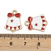 Christmas Alloy Enamel Pendants FIND-I067-02KCG-03-3