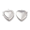 Tarnish Resistant 316 Stainless Steel Locket Pendants STAS-Z010-02-2