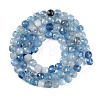 Natural Devil Blue Aquamarine Beads Strands G-F717-16C-5