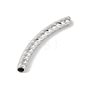 304 Stainless Steel Curved Tube Beads STAS-M071-03G-P-3