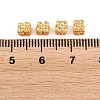 Brass Micro Pave Clear Cubic Zirconia Beads KK-Z162-09G-3