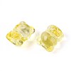 Baking Paint Transparent Glass Beads DGLA-N018-02J-3
