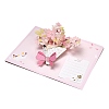 Rectangle 3D Pop-Up Bouquet Paper Greeting Card TH-K001-02A-3