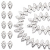 130Pcs 2 Strands Electroplate Glass Beads Strands EGLA-TA0013-56B-1
