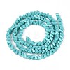 Opaque Glass Beads Strands GLAA-N019-4mm-19-3