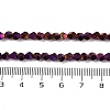 Electroplated Synthetic Non-magnetic Hematite Beads Strands G-A234-G03-01D-4