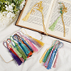 120Pcs 24 Colors Polyester Tassel Decorations HJEW-SP0001-06-4