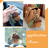 Crochet Woolen Yarn Acorns Pendant Decorations HJEW-WH0007-15-6