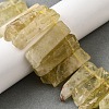 Natural Lemon Quartz(Heated) Beads Strands G-S386-D20-1