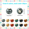 180Pcs 6 Colors Handmade Porcelain Beads PORC-SC0001-21A-2