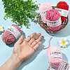 12 Skeins 4 Colors 4-Ply 60%Polyester 40%Acrylic Blended Yarn OCOR-FS0001-07A-4