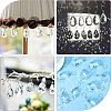 10Pcs Glass Pendant Decorations AJEW-SP0004-79-7