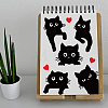 1Pc PET Hollow Out Drawing Painting Stencils DIY-MA0002-32E-5