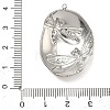 Two Tone 304 Stainless Steel Pendants STAS-K322-18A-GP-3