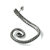 316 Surgical Stainless Steel Cuff Earrings EJEW-E300-12AS-01-2