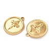 304 Stainless Steel Pendants STAS-P432-01F-G-2