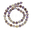 Natural Purple Lodolite Quartz/Purple Phantom Quartz  Beads Strands G-I376-D87-01-2