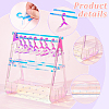 Transparent Acrylic Earring Display Stands EDIS-HY0001-02-3