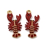 Brass Alloy Pendants KK-R226-15G-04-1