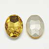 Pointed Back Glass Rhinestone Cabochons RGLA-T080-8x10mm-22-2