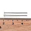 Anti-Tarnish Rhodium Plated 925 Sterling Silver Flat Head Pins STER-M117-03D-P-3