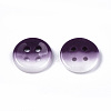4-Hole Handmade Lampwork Sewing Buttons BUTT-T010-02H-2