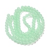 Baking Paint Imitation Jade Glass Round Bead Strands LS-DGLA-Q021-8mm-22-4