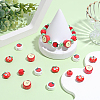 20Pcs 4 Styles Christmas Theme Handmade Porcelain Beads PORC-PA0001-65-4