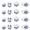 32Pcs 4 Styles Handmade Porcelain Beads PORC-TA0001-78B-2