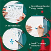16Pcs 16 Styles Christmas Theme PET Plastic Hollow Out Drawing Painting Stencils Templates DIY-WH0387-80-6