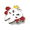 Alloy Enamel Pendants FIND-E049-08B-P-2