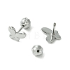 304 Stainless Steel Ear Studs EJEW-Q801-11P-2