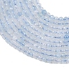 Natural Aquamarine Beads Strands G-B171-C01-2mm-4