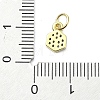 Brass Micro Pave Cubic Zirconia Pendants KK-H475-29B-01G-3