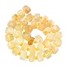 Natural Lemon Quartz(Heated) Beads Strands G-G453-G15-7x12mm-3