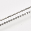 Brass Round Snake Chain Necklace Making MAK-T006-11B-P-3