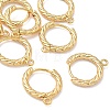 SHEGRACE Brass Hoop Earrings Findings XGR0152G-90G-1