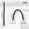 Resin Cable Chain Bag Handles FIND-WH0114-86-2
