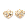 Alloy Rhinestone Pendants FIND-N008-28KCG-1