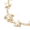 304 Stainless Steel Link Chain Bracelates for Women BJEW-JB13688-3