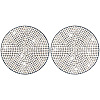 PVC Rhinestone Anti-slip Coaster PW-WGFA6AD-02-1