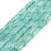 Crackle Transparent Glass Beads Strands GLAA-N068-05A-05-1