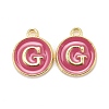 Golden Plated Alloy Enamel Charms LS-ENAM-S118-08G-1