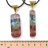 2Pcs 2 Styles Chakra Jewelry NJEW-SZ0001-05-4