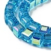 Electroplate Glass Beads Strands EGLA-M031-01A-HR05-3